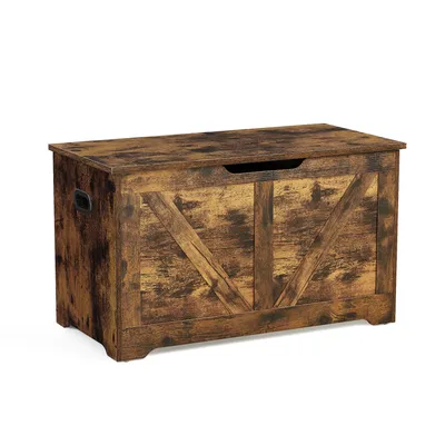 Obrázek produktu pro Lavice na boty VASAGLE s úložným prostorem, tvar V, délka 80 cm, hnědá barva