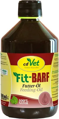 Immagine prodotto di cdVet Fit-BARF Olio per mangimi - 500 ml