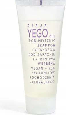 Zdjęcie produktu dla Ziaja Yego, Żel pod prysznic i Szampon do włosów Cytryna Werbena, 200 ml