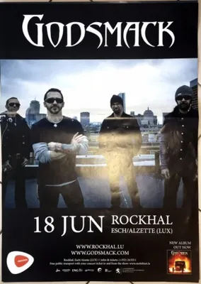 Obrázok produktu pre Godsmack - 2015 - PLAGÁT - 60x80 cm