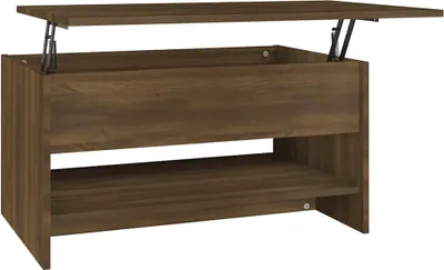 Obrázek produktu pro vidaXL Konferenční stolek Brown Oak Optics 80x50x40 cm Materiál dřeva