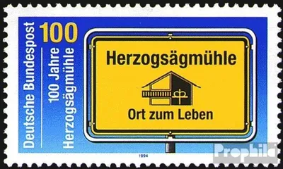 Produktbild von Briefmarken BRD (BR.Deutschland) 1994 Mi 1740 (kompl.Ausg.) FDC 100 Jahre Herzogsägmühle