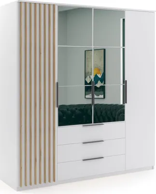 Zdjęcie produktu dla Szafa Sorento 200 cm craft złoty -  200 x 61 x 215 cm