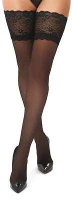 Produktbild von Kotek Halterlose Strümpfe H008 schwarz L/XL
