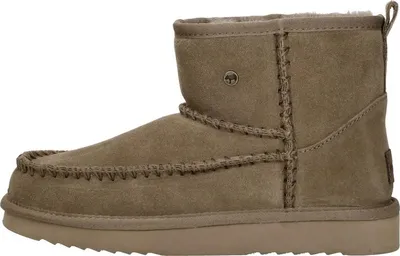 Produktbild von Warmbat Wallaby  Enkellaarsjes Plat - taupe - Maat 41
