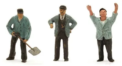 Produktbild von Artitec 387.177 - 1/87 / H0 Set Mit 3 Figuren Dampflokpersonal "Willem Ryersma"