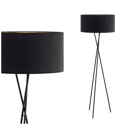 Zdjęcie produktu dla EGLO FONDACHELLI, Czarny, Miedziany, Sypialnia, Salon, Tkanina, Stal, II, E27, 1 szt.