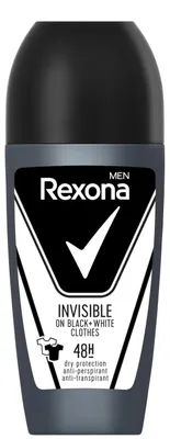 Immagine prodotto di Rexona Deodorante roll-on da uomo - Invisible Black & White 50 ml