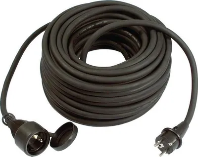 Zdjęcie produktu dla Schutzkontaktverlängerung Gummist./Kupplung L.5m H07RN-F 3x1,5mm2 innen/außen