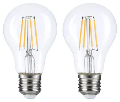 Produktbild von Optonica E27 LED-Filamentlampe A60 8W 810lm 2700K 230V 2 Stück
