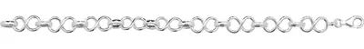 Produktbild von Modisches 925 Sterling Silber Damen - Armband - 9mm, 7 Gramm; TRS25623