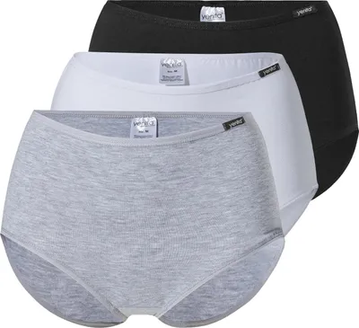 Produktbild von Yenita® Taillen-Slips (3er Set) Modern-Collection L schwarz-grau-weiss