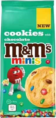 Produktbild von M&M's Cookies Chocolate Minis 180g