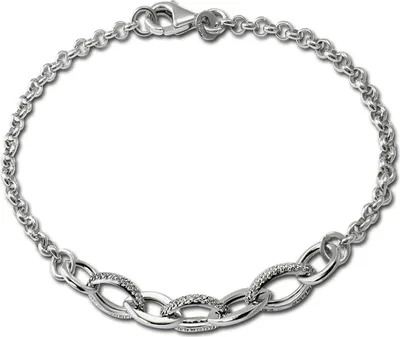 Produktbild von Damen SilberDream Armbänder 925 Sterling Silber ca. 19cm D2SDA4811W