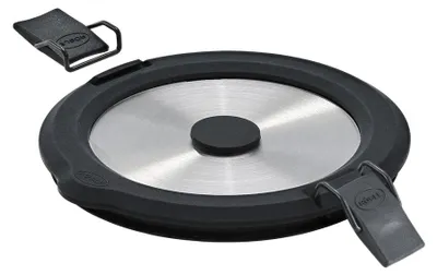Image de Rösle FLEXX 2GO couvercle inox rond avec clips 13,5x13,5cm 0,4l
