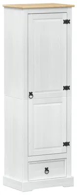 Obrázek produktu pro vidaXL Skříně Bílá 55 x 38 x 170 cm Masivní borové dřevo
