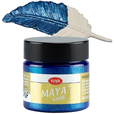Produktbild von ViVA DECOR Maya Gold 45ml - Blau