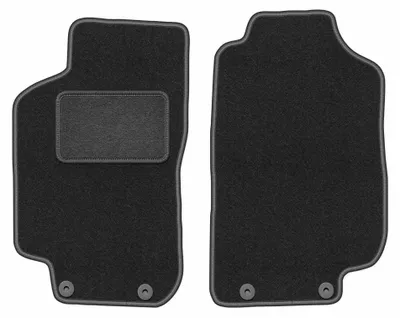 Immagine prodotto di Tappetini anteriori in moquette per Saab 9-5 I Y3SE 1997-2005 (berlina/station wagon) – 2 pezzi, grigio grafite, su misura – Wielganizator LUX