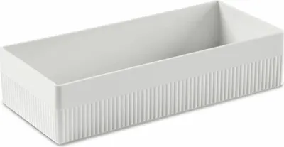 Immagine prodotto di Authentics Stapelbox Kali M, Aufbewahrungsbox, ABS, Weiß, 28.5 x 12 x 6 cm, 1300278