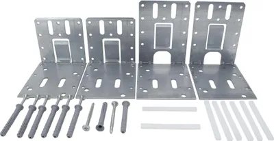 Produktbild von PROTEKTOR Türpfosten Steckwinkel, Türwinkel Trockenbauprofile für UA/CW 100 Silber Zubehör Deckenprofile Trockenbau,  Germany