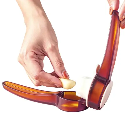 Produktbild von Ergonomische Knoblauchpresse aus Edelstahl