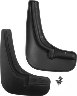 Image de 2013-2021 Renault Kangoo Bavettes anti-éclaboussures Arrière Noir Caoutchouc 2x