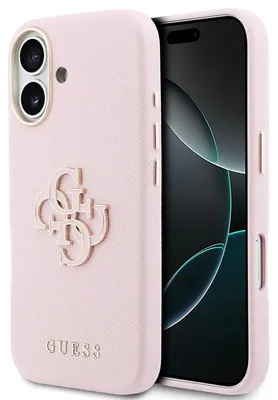 Obrázok produktu pre Puzdro GUESS vhodné pre IPHONE 17 GUHCP17S5PS4RGGP (PU FW Resin Logo) ružové