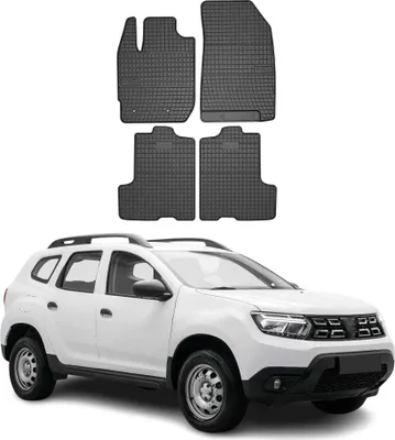 Produktbild von OMAC Gummi Fußmatten für Dacia Duster 2017-2024 Automatten Gummi Schwarz 4tlg