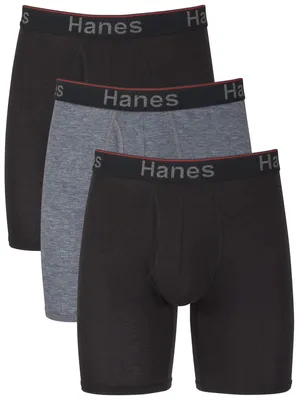 Productafbeelding van Hanes, Total Support slips, heren boxershorts, wrijfvrij, vochtregulerend