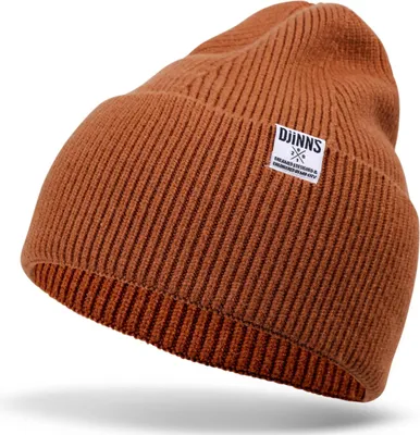 Produktbild von DJINNS Basic Beanie Wooly Knit brown