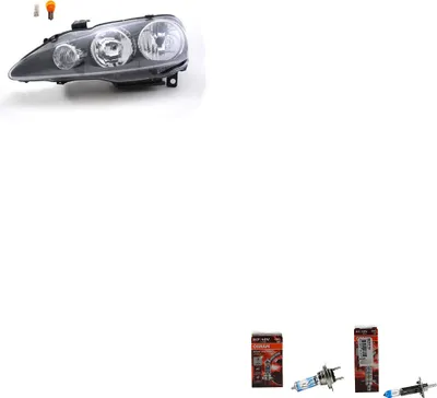 Obrázok produktu pre Reflektory Osram Night Breaker Laser, vhodné pre model Alfa Romeo 147, rok výroby 2004-2010, strana: ľavá. Čísla dielov: 60695448, 0000050506964, 0000060695448, 50506964, 50508164, 505178. Johns