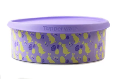 Produktbild von TUPPERWARE Natura 2,4 L lila/gelb Ostern Osterhase Schüssel Servieren