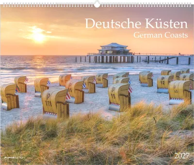 Produktbild von Wandkalender 2027 – Panoramabilder von Meerlandschaften – 60 x 50 cm