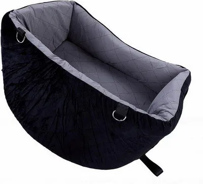 Produktbild von Hundesitz - Reisestuhl Haustiere - Sicher Reisen - Wasserdicht Atmungsaktiv - 48x46x28cm - Schwarz