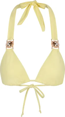Produktbild von Moda Minx Bikinioberteil Amour Triangle mit stilvollem Steinbesatz Lemon M