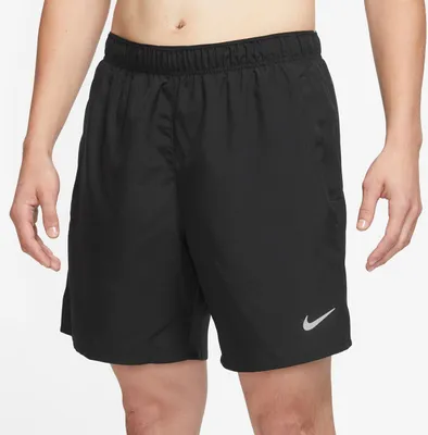 Produktbild von Nike Challenger Dri-FIT Herren 2-in-1-Laufshorts - Schwarz/Weiß Schwarz/Weiß M