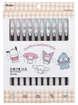 Produktbild von Sanrio Essstäbchen 10er-Pack Characters