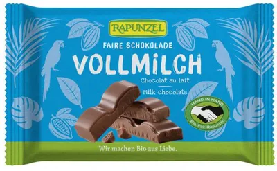Produktbild von Rapunzel Vollmilch Schokolade 12x100 g