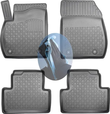 Produktbild von Z518914 TPE-Gummifußmatten kompatibel mit  Opel Zafira Business Edition C Tourer Van Kombi 5-türer 2011-2019 7Sitze (1. + 2. Sitzreihe)