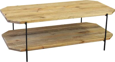Immagine prodotto di Milani Home - tavolino da salotto 120 x 61 x 43 cm, legno massiccio