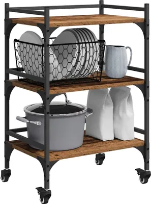 Produktbild von " " Küchentrolley Altholz 50x35x75,5 cm Holzwerkstoff NeuMöbel 7337579