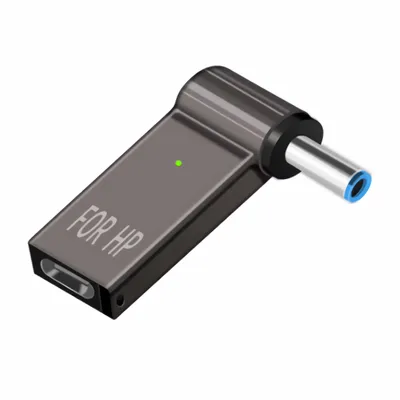 Produktbild von C64 USB-C auf DC 4,5×3,0 mm PD Adapterkabel – USB 3.1 Typ-C zu HP Laptop Netzteil Stecker, Power Delivery Schnellladung