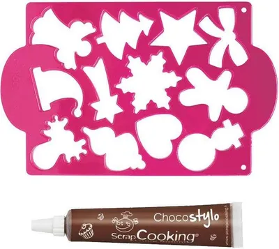 Produktbild von Ausstechformen - Weihnachten + Schokoladenstift