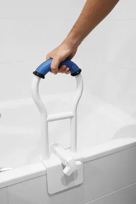 Produktbild von Famanu Badhandlauf gepolstert - Anti-Rutsch Badgriff für Senioren