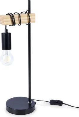 Obrázek produktu pro Stolní lampa na pascí stůl loft, žárovka na kabelu, Ø 14 x 50 cm