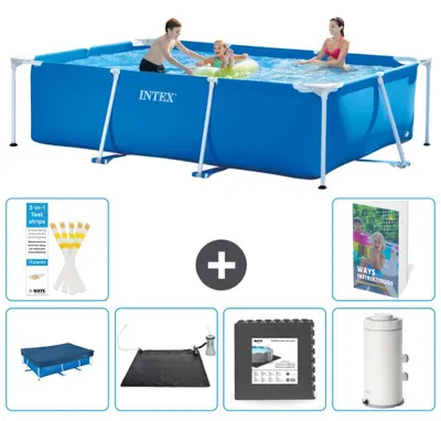 Produktbild von Rechteckiger Frame Pool - 300x200x75 cm - 7-teilig  S53