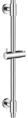 Produktbild von Famanu Duschstange aus Edelstahl, verstellbar, 78 cm, mit Halter für Handdusche, poliert