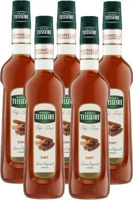 Image de Mathieu Teisseire Sirop pour boissons Cannelle 0,7L (paquet de 5)