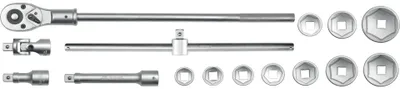 Image de YATO Gola set 3/4" 15 pièces 30-60mm YT-1334