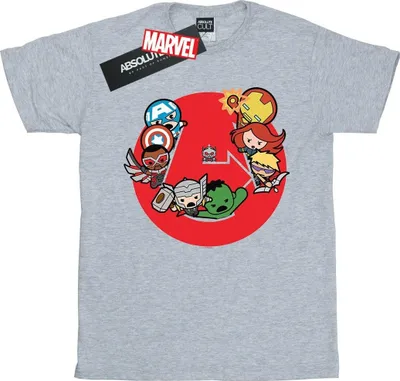 Produktbild von Marvel - "Avengers Ready Steady War" T-Shirt für Damen BI28970 (S) (Grau)